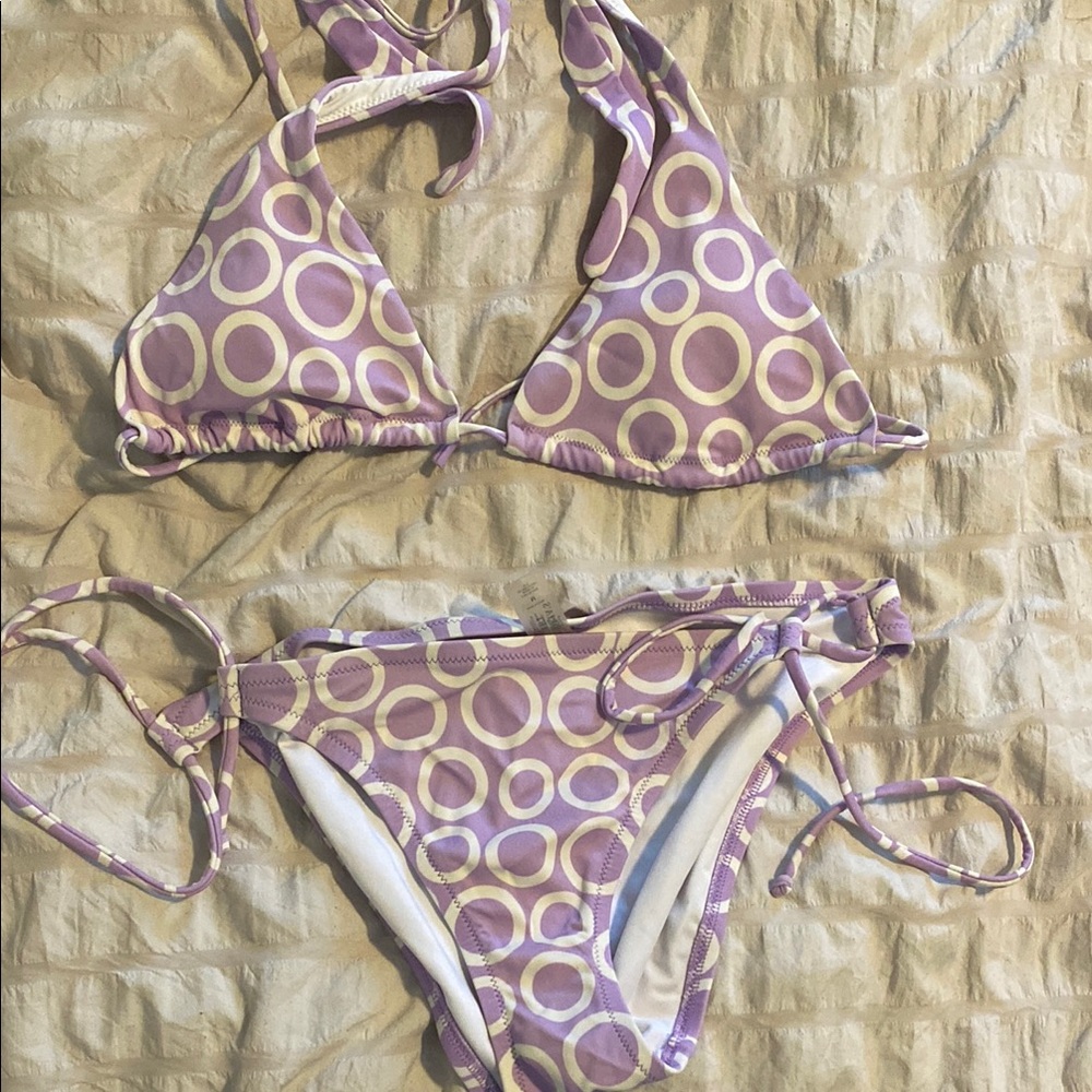 Purple Circle Bikini Set Victoria’s Secret